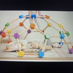 Children’s Climbing  Dome And Wobble Beam 