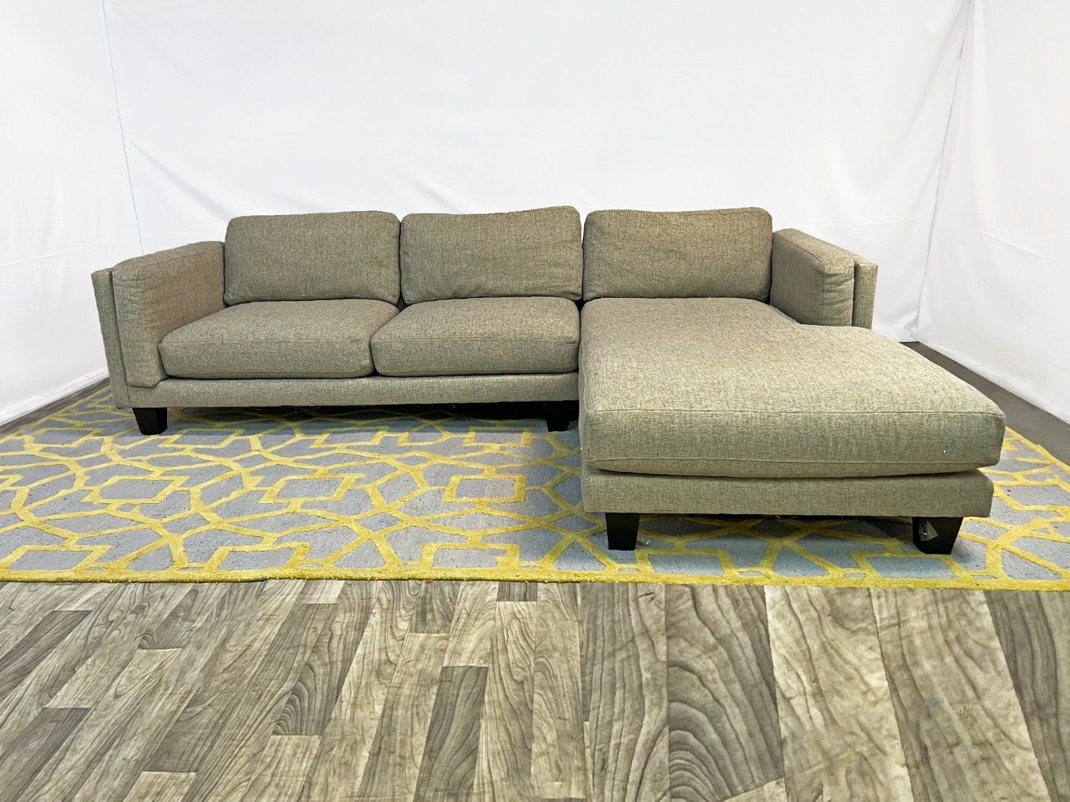 ( Delivery Available ) Room and Board Cade Large Beige Sectional Couch