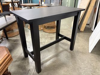 IKEA Stornas Black Wooden Bar Table
