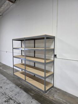 Storage Shelves 48 in W x 24 in D Boltless Shelving Similar To Uline Delivery Available