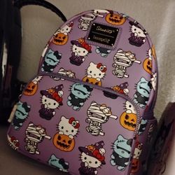 Loungefly Sanrio Hello Kitty Spooky Halloween Mini Backpack 