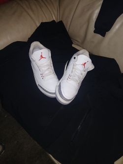 Air Jordan 3 White Cement Sneakers