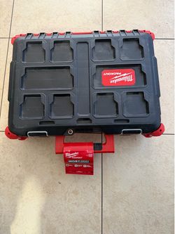 PACKOUT 22 in. Medium Red Tool Box with 75 Ibs. Weight Capacity
