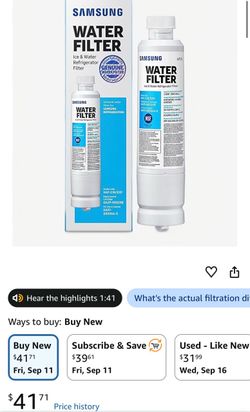 Samsung HAF-CIN/EXP Refrigerator Water Filter