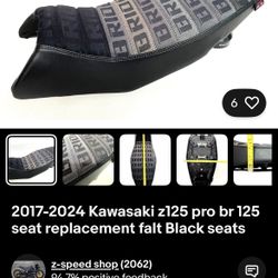 Kawasaki Z 125 Pro BRIDE Carbon Seat NEW