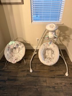 Baby Swing and Bouncer Set