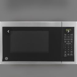 GE Smart Countertop Microwave Oven | Complete With Scan-To-Cook Technology And Wifi-Connectivity | 0.9 Cubic Feet Capacity, 900 Watts | Home & Kitchen