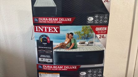 Queen intex inflatable mattress