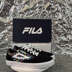 Fila Boarder Fx1 Women's Black, Multi Sneakers SIZE 7 US