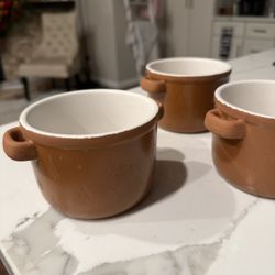 Mini Pots Terracotta Color. Ollas Chicas Color Barro 