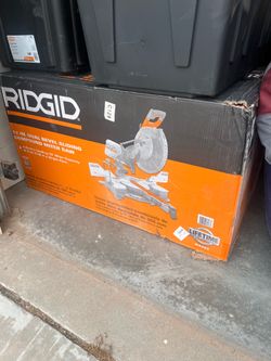 Ridgid 12” miter saw dual bevel