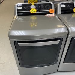 65% Off 7.3 cu. ft. Vented SMART Electric Dryer in Matte Black with EasyLoad Door and Sensor Dry Technology