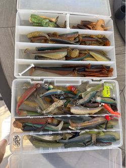 2 Boxes of Fishing Plastics and Lead Heads