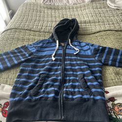 Roebuck Striped Hoodie - Large