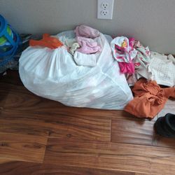 Bag of newborn clothes