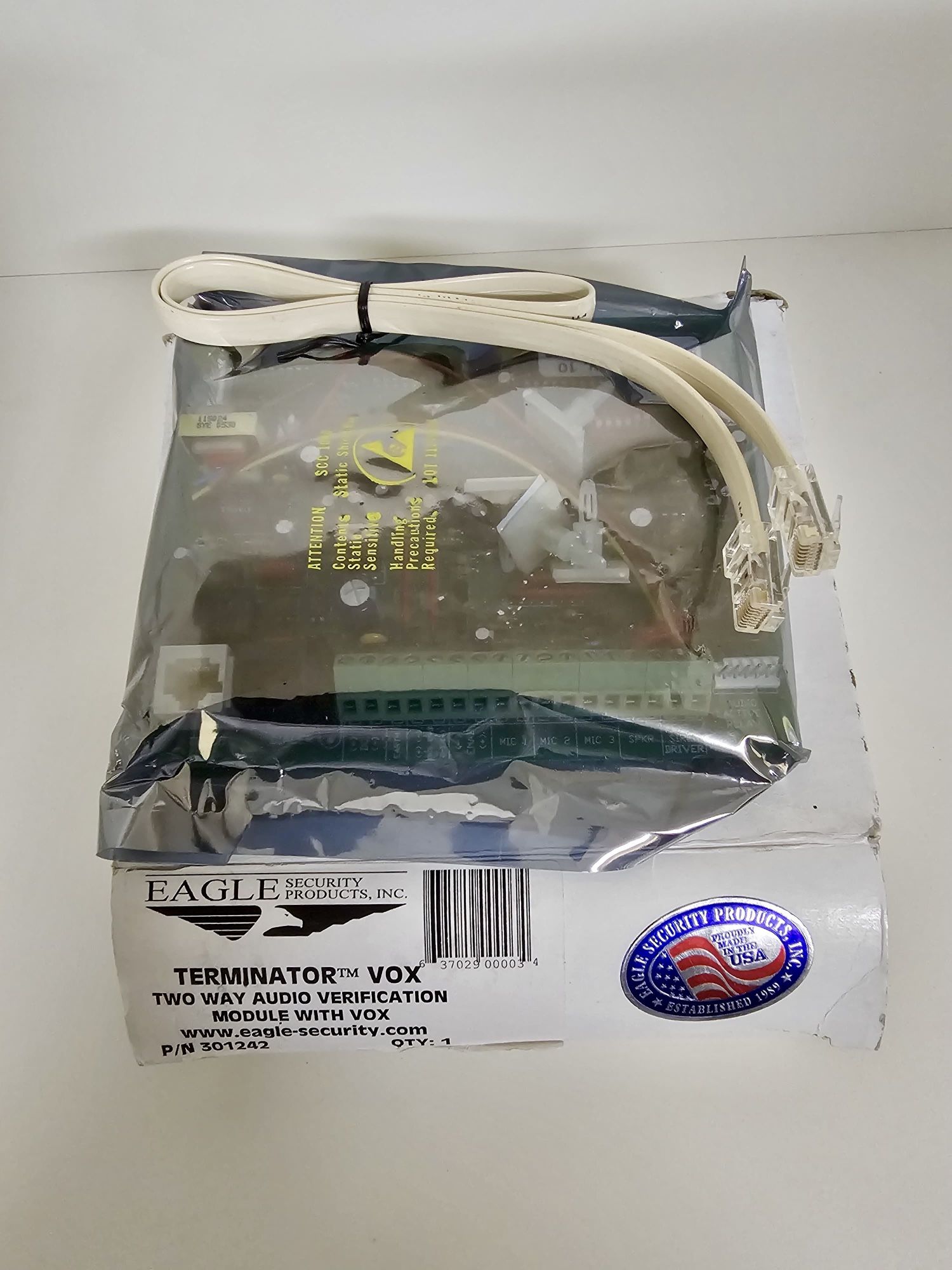 Brand New - Eagle Security Terminator Vox Two-Way Audio 301242