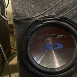 12’ Alpine Dual Voicecoil Subwoofer 