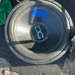 18in Dc Woofer 