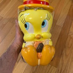 18 Inch Tweety Bird Loony Tunes Cookie Jar Vintage WB