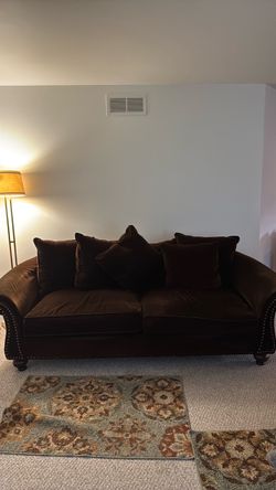 Living room sofa and love seat