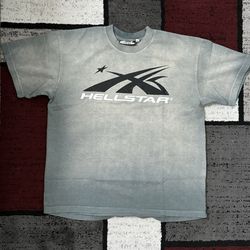 Hellstar Sports Logo T-Shirt Grey Size L