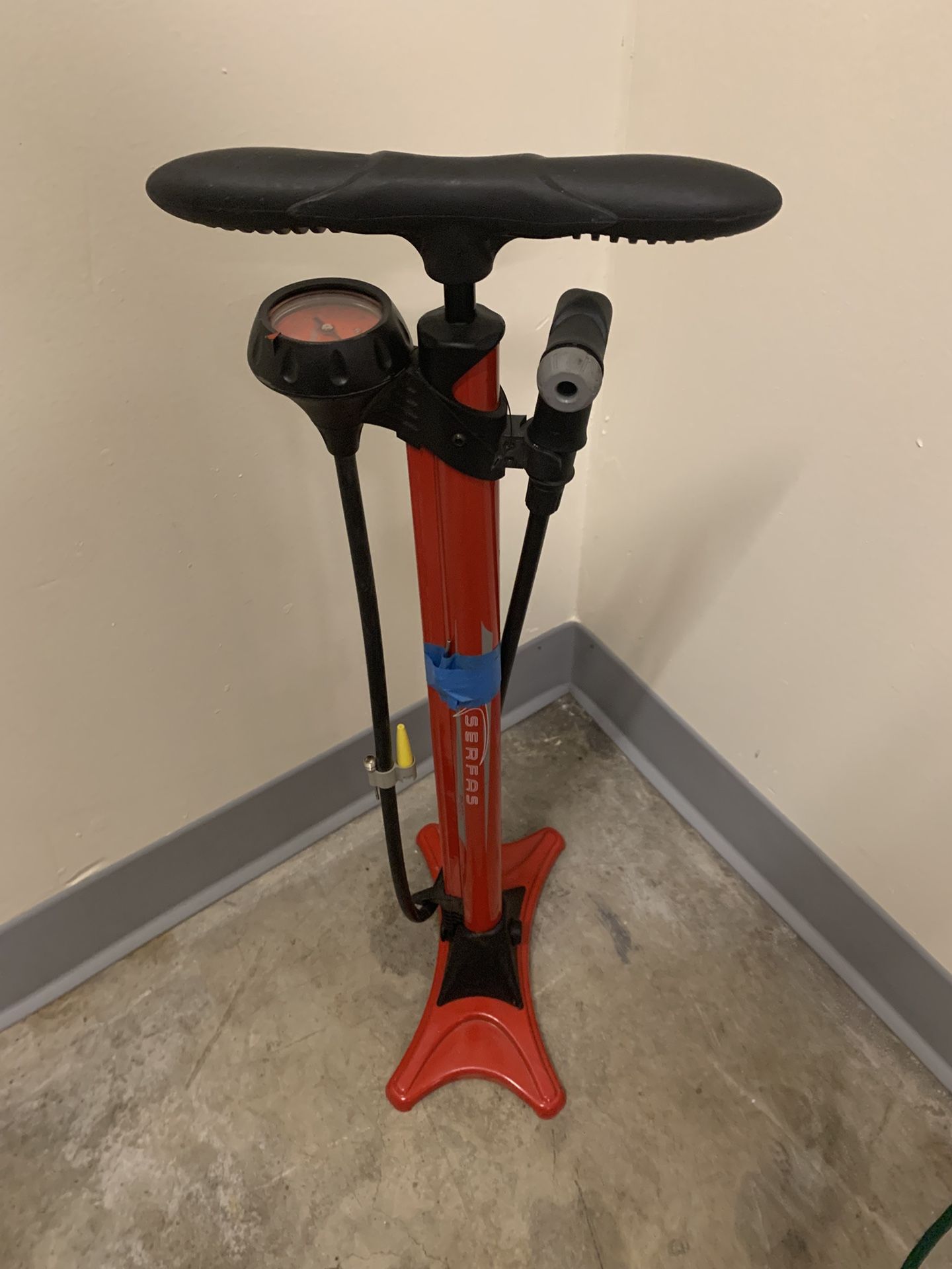 Serfas FP-200 Floor Pump/ With All Accessories