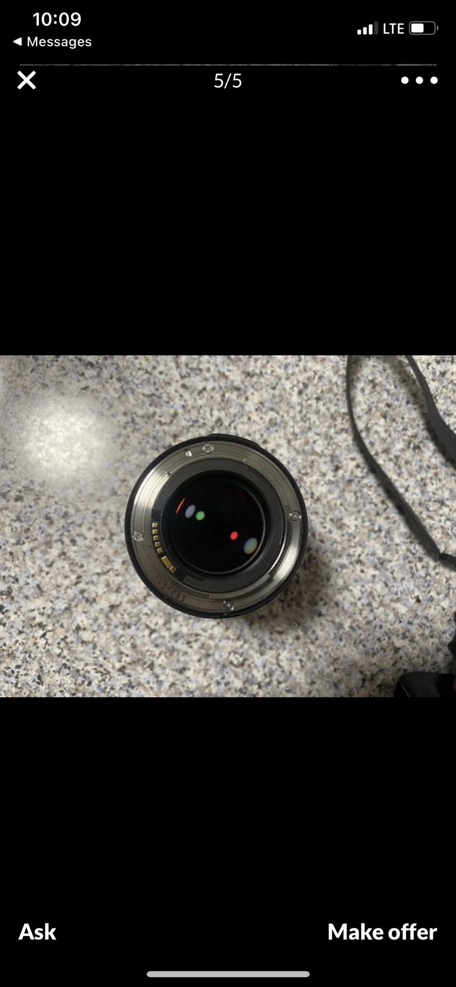 Canon 24mm f1.4 mii LENS ONLY!