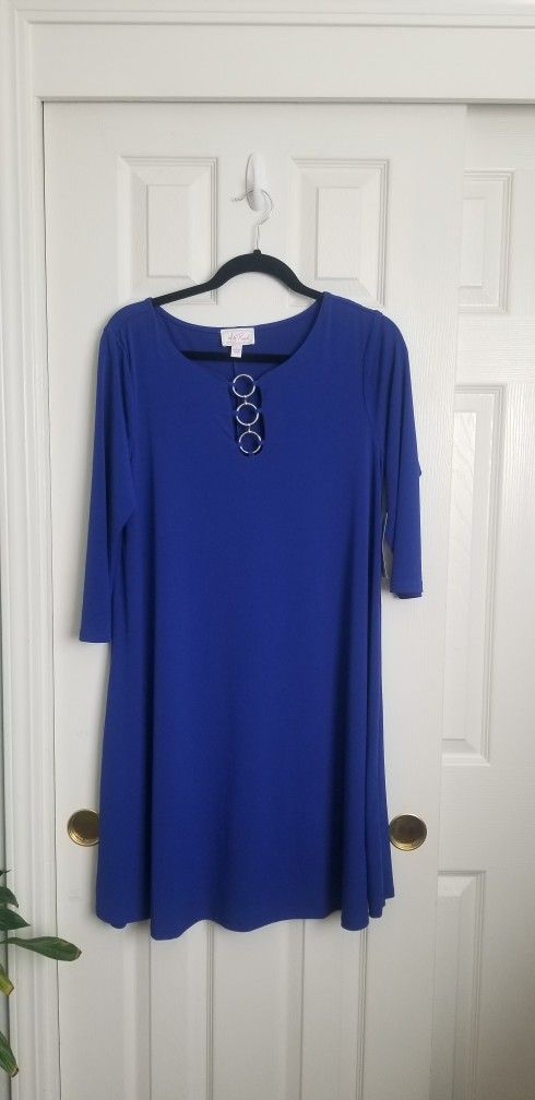 Ivy Road. Goddess Blue Dress Large