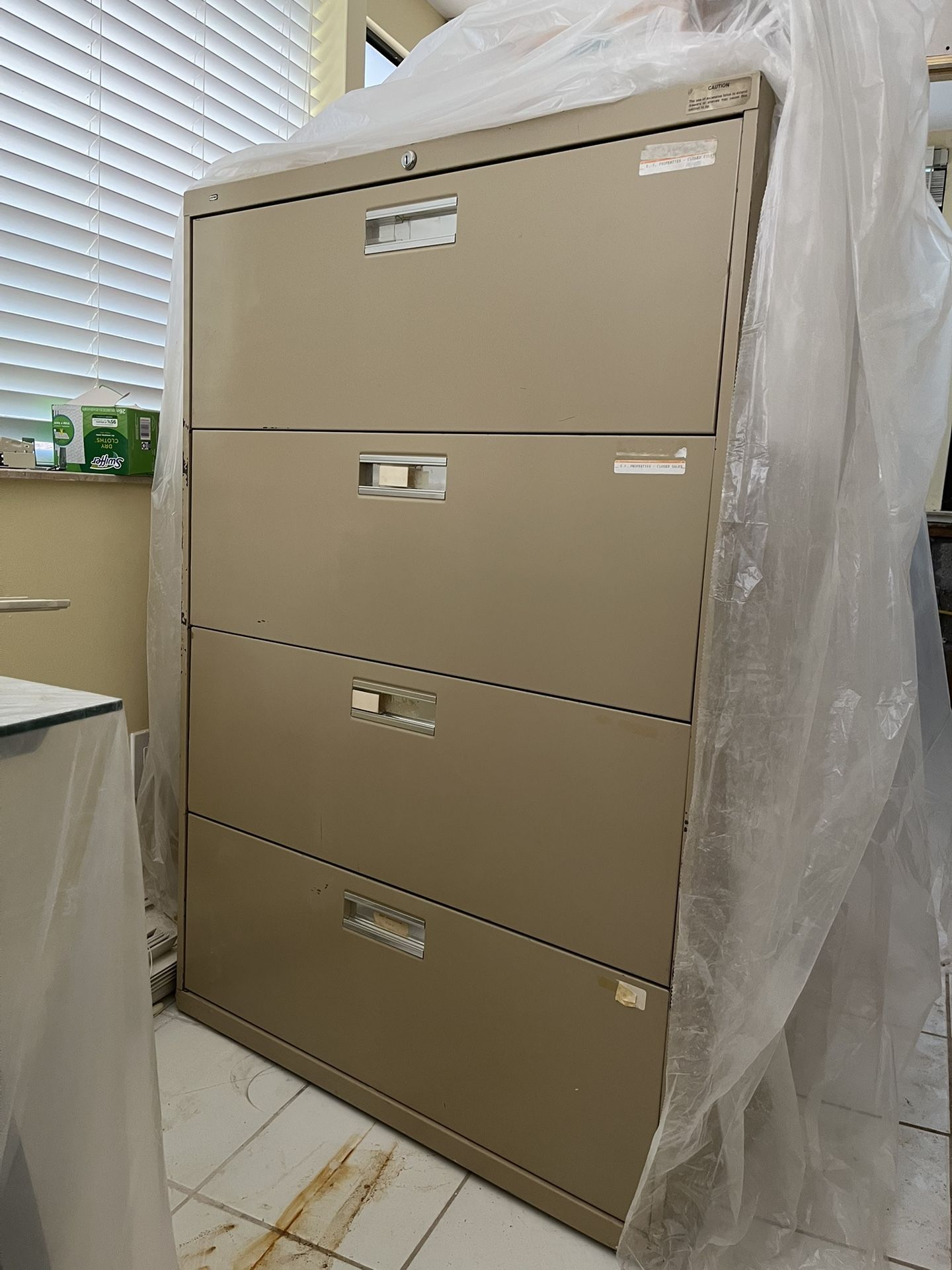 HON 36 in, Wide Steel Filing Cabinet