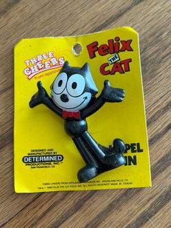 1989 Felix the Cat lapel pin designed and manufactured by Determined Productions.