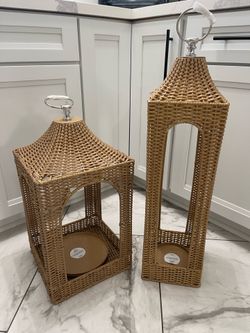 Wicker lantern