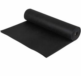 6 ft. x 50 ft. Garden Weed Barrier Fabric 8 oz. Non-Woven Weed Block Gardening Mat for Weed Control Cloth, Black $30 each