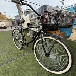 One Of A Kind Las Vegas Raiders Beach Cruiser