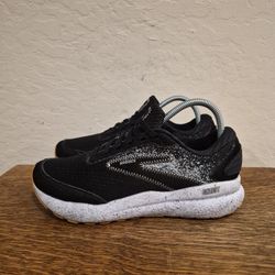 Brooks Ghost 16 Black/Blackened Pearl/White Athletic Running Shoes Women's Size US 8.5 Medium B
