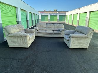3-Piece Corduroy Sofa Set