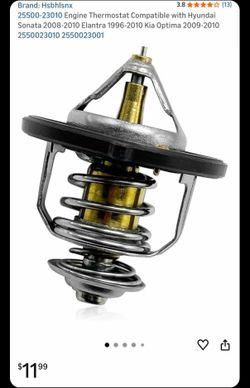NEW Unopened Engine Thermostat For Hyundai Elantra, Hyundai Sonata, Kia Optima