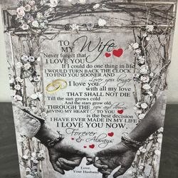 To My Wife, Wall Decor 