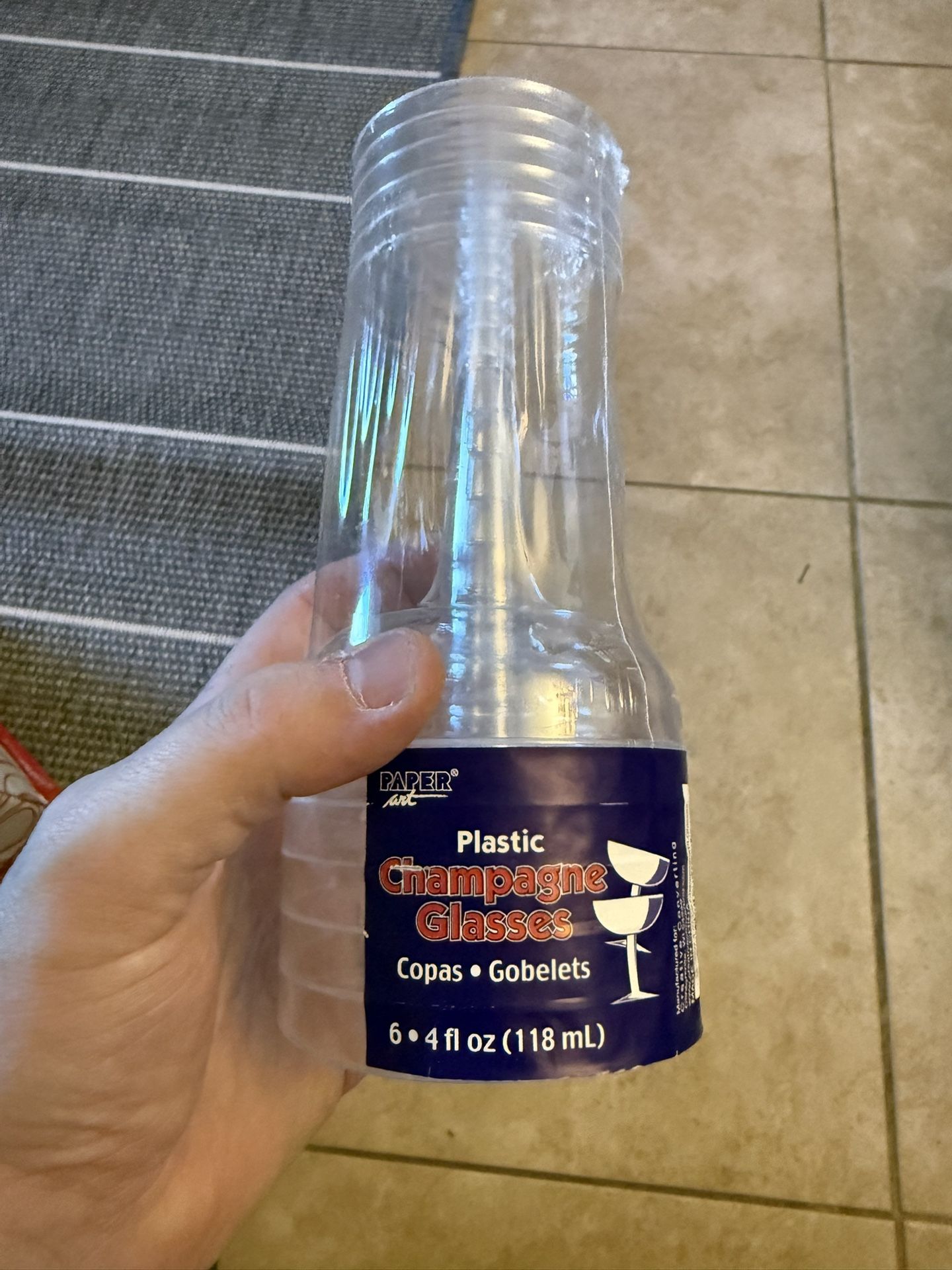 108 New Plastic Champagne Glasses