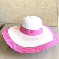 Lady Summer Hat - Pink Line 