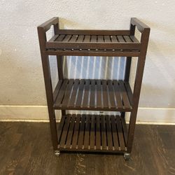 Wooden Cart, 3-Tier Cart