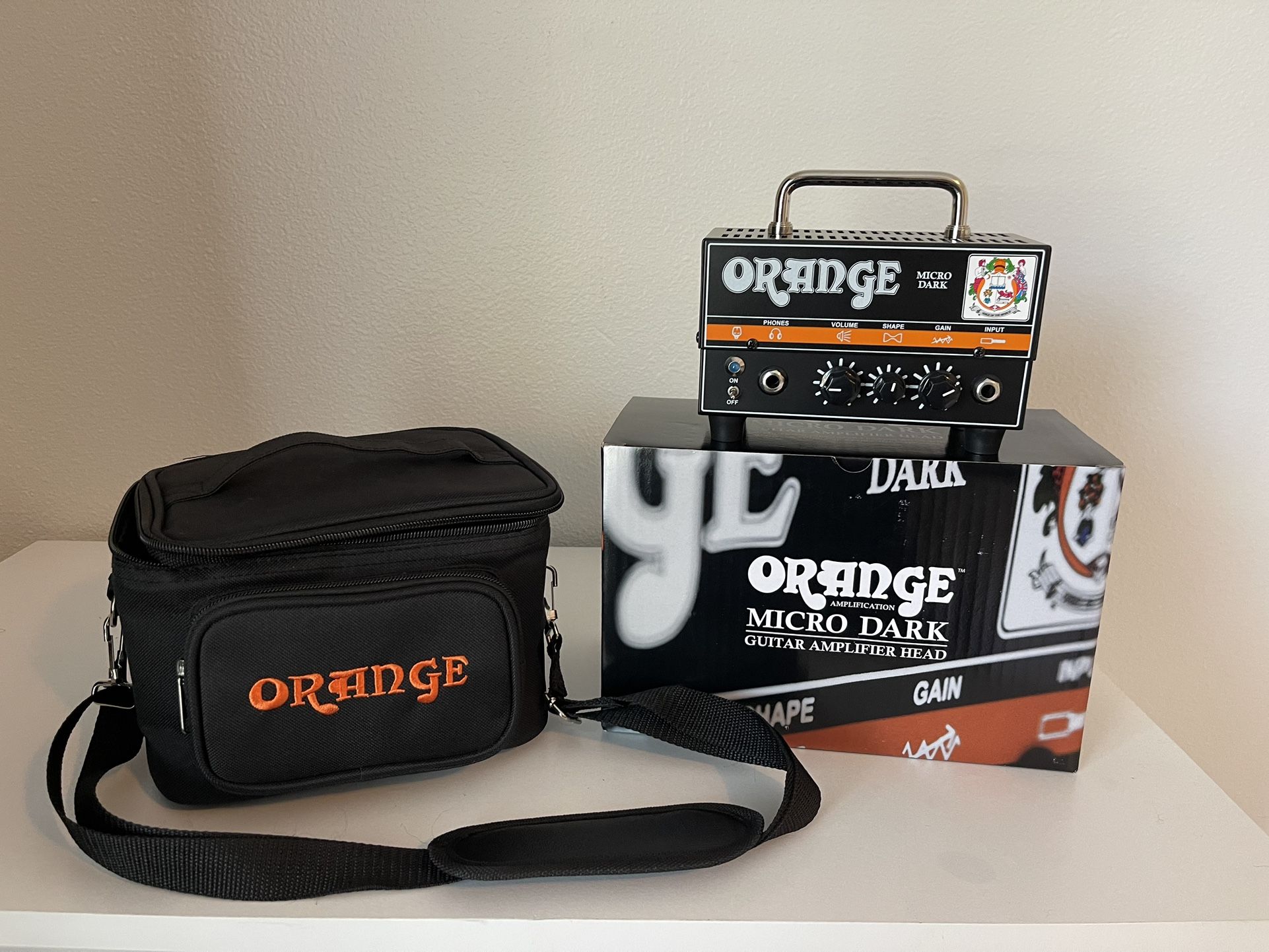 Orange Micro Dark Amp With Carry Bag