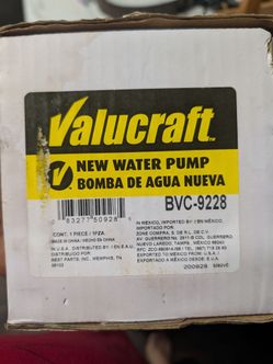 Water Pump, Fit Chevrolet GMC Pontiac Terrain Cobalt Equinox G6 2.2L
