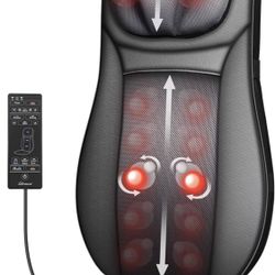 shiatsu Neck & Full Back Massager with Heat, Kneading Shiatsu or Rolling Massage # 21