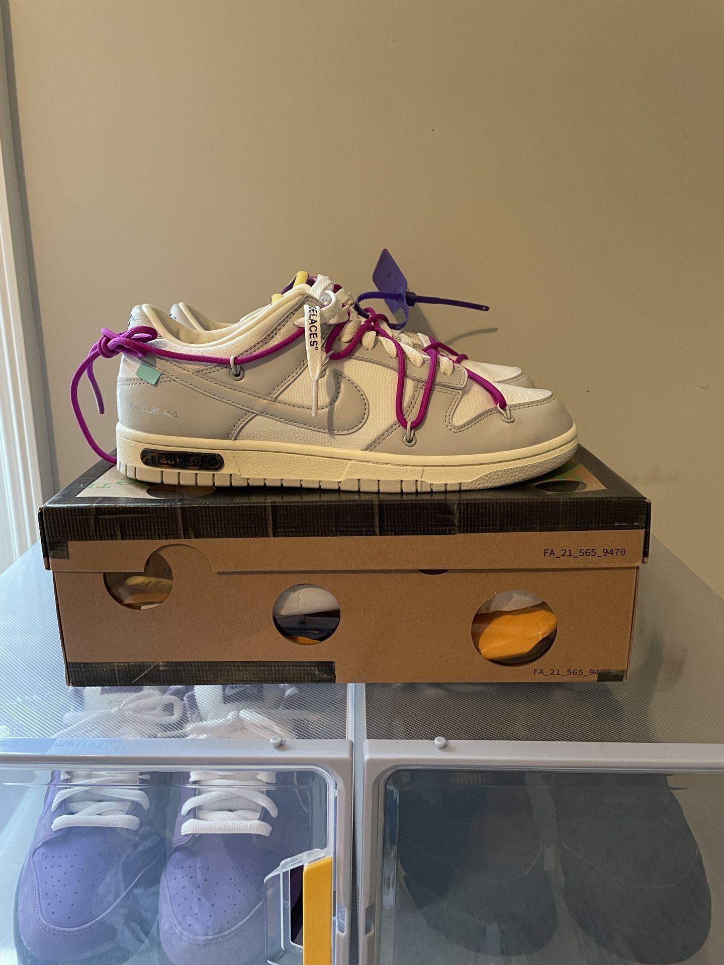Off White Dunks Lot 28 Of 50