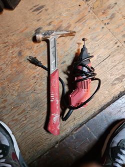 Milwaukee 22oz and chicago electric rotary tool.