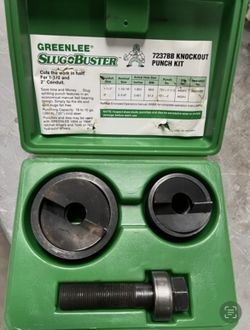 Greenlee 7237BB knockout punch set 