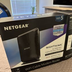 Netgear Nighthawk AC1900 WiFi Cable Modem And Router 