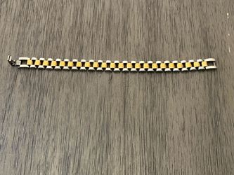 Two-Tone Watch Bracelet Band