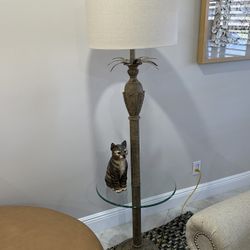 Floor Lamp with Table