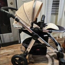 Stroller, Basinet, Carseat, Adapters, Great, Likenew Condition 